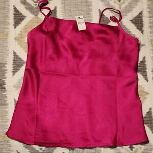 Satin Pink Camisole Top